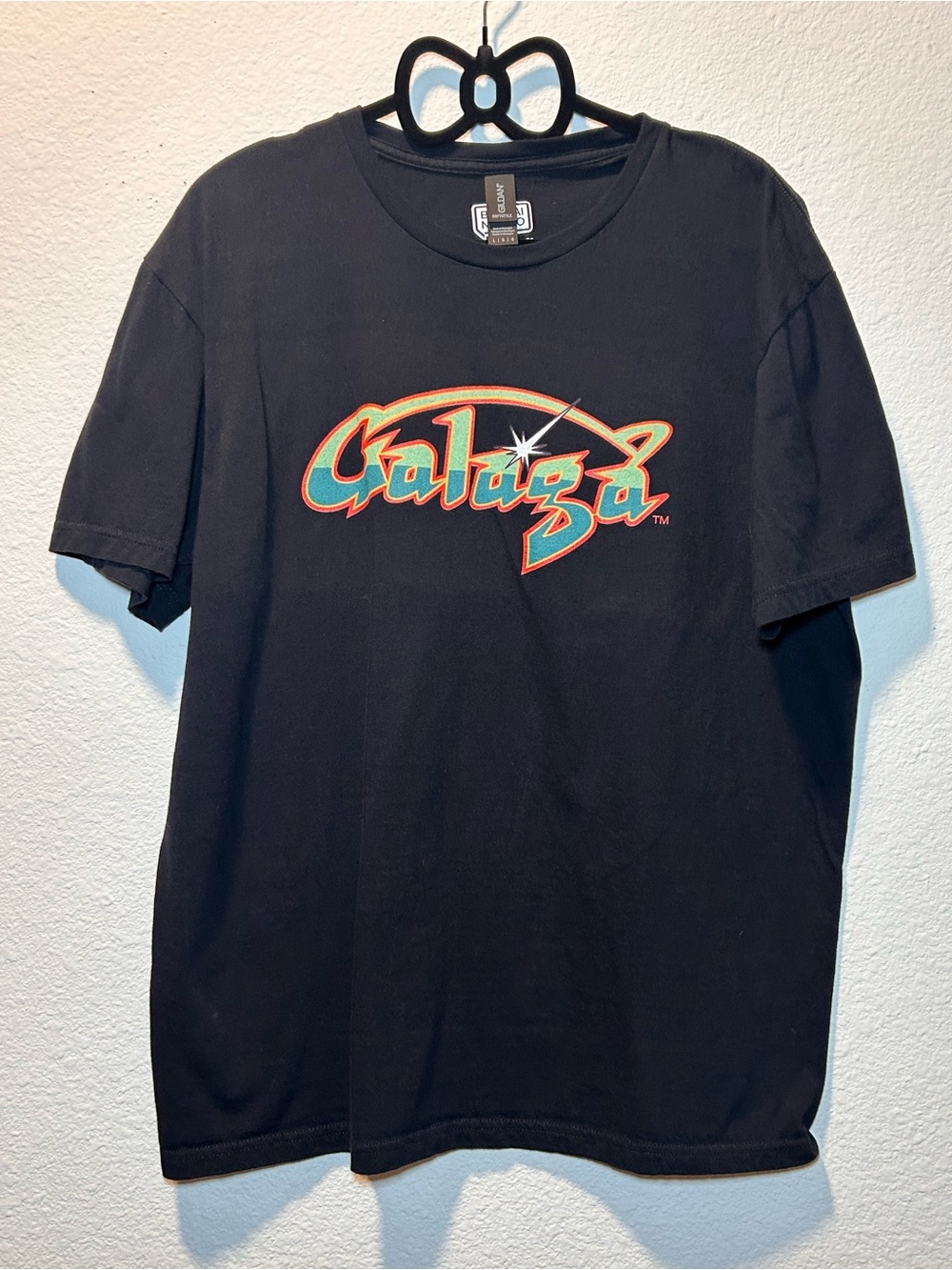 Galaga nostalgia dopamine video game Short Sleeve Tee - Black